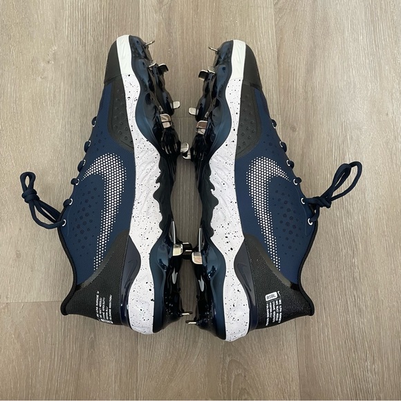 Nike Alpha Huarache Elite 3 Low Baseball Cleat Sz 12.5 College Navy CK0746-403 - Picture 5 of 9